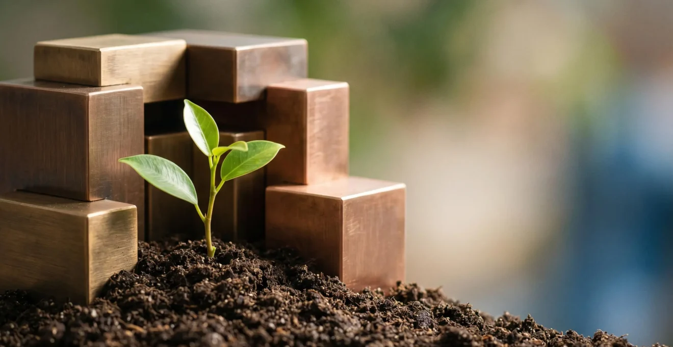 Concept d'épargne verte et sécurisée avec symboles de développement durable